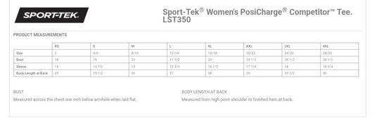 Sport-Tek® Women's PosiCharge® Competitor™ Tee with AFC logo left chest