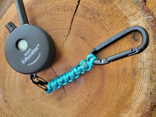 Paracord and carabiner clips for Educator